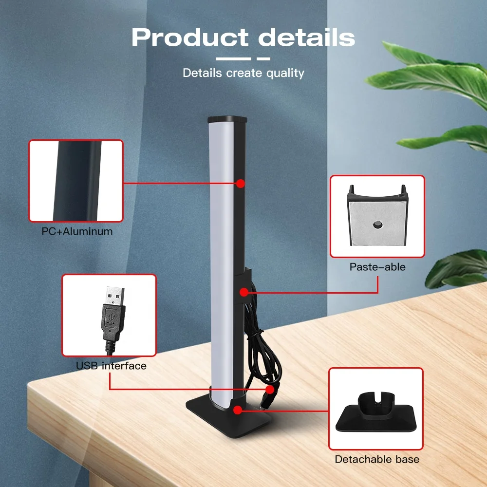 Gledopto WLED Digital LED Light Bar GL-LB-003 Rated voltage DC 5V Input current 2.5A IP20 Night light function