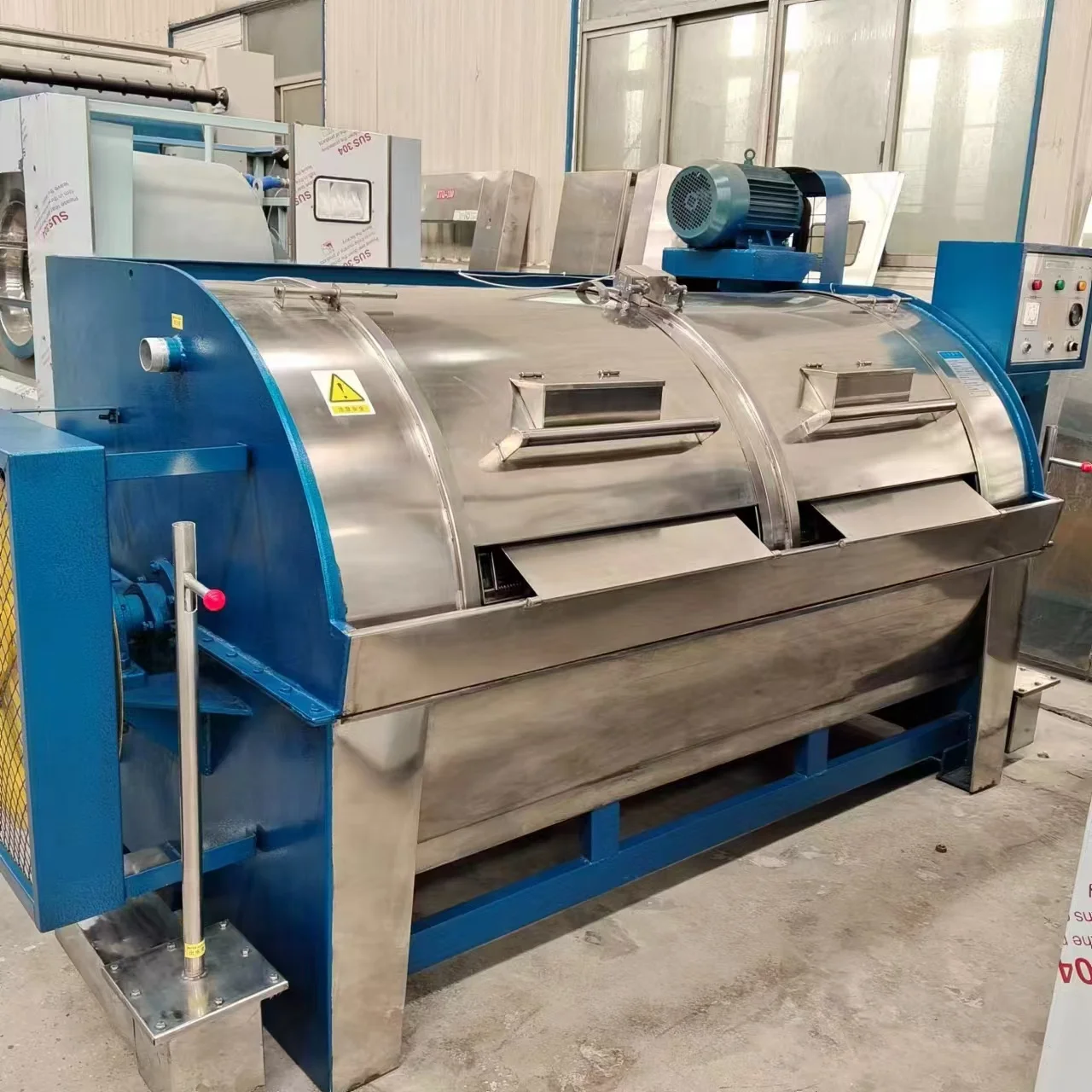 The new style can be wholesale 100 kg heavy-duty horizontal industrial washing machine for factory