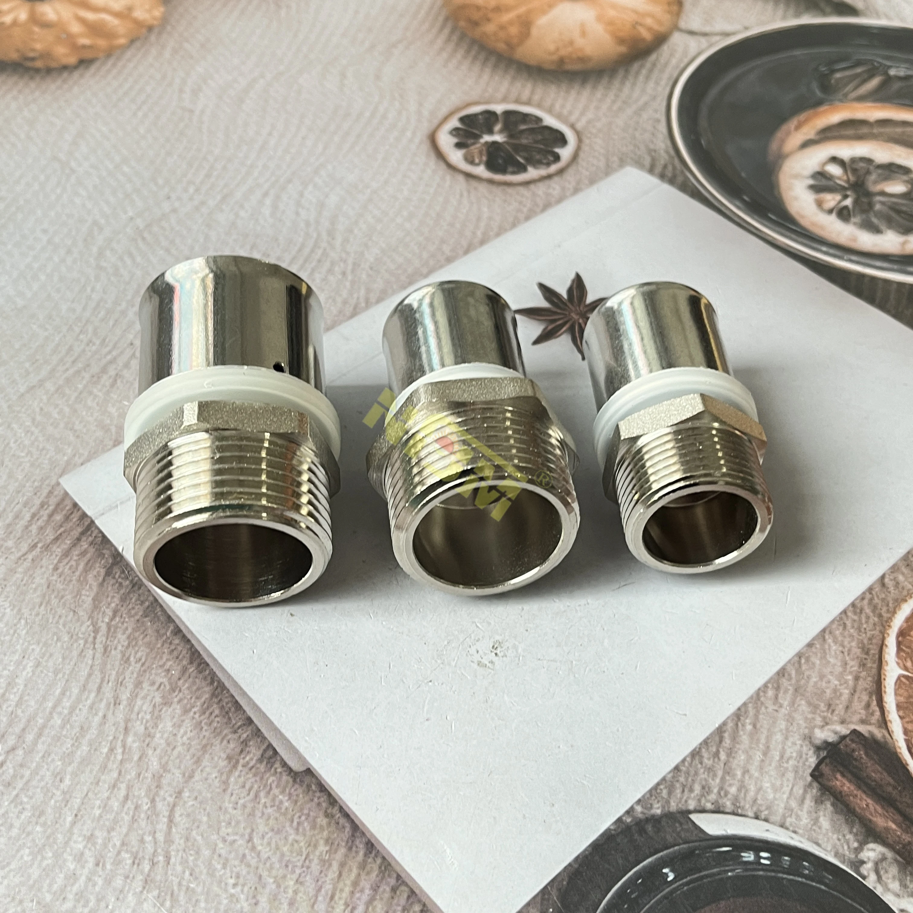NFJM Brass Press Fitting PEX Crimp Fittings PEX Al PEX Fittings For Water Heating
