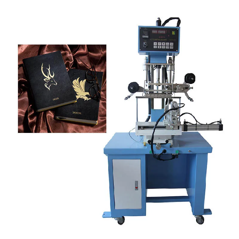 LC Brand Pneumatic Foiling Embossing Machine plane Label Pneumatic Heat Transfer Printing Machine For Plastic