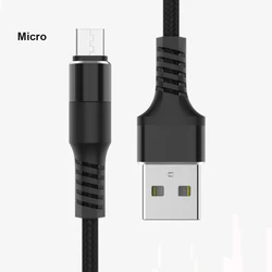 2019 New Arrival Fast Charging 2.4A USB Cable Data Cable for phone charger cable