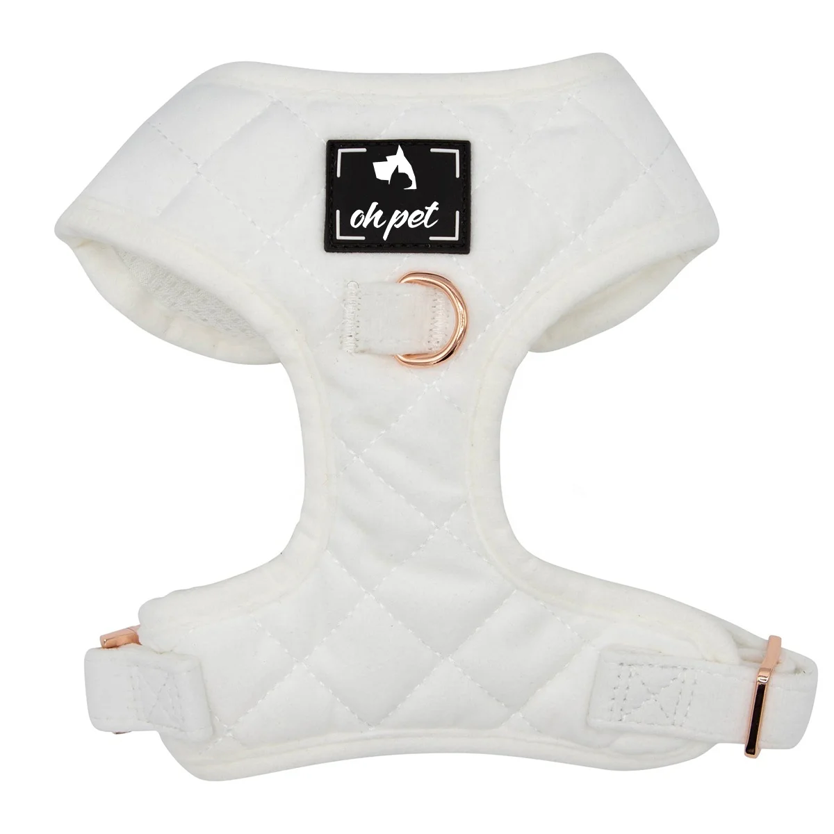 Custom Brand Logo Luxury Nylon Personalized Buckle Dog Leash Hardware Plastic Collar Escape Proof Dog Harness Set Dog Seat Belt