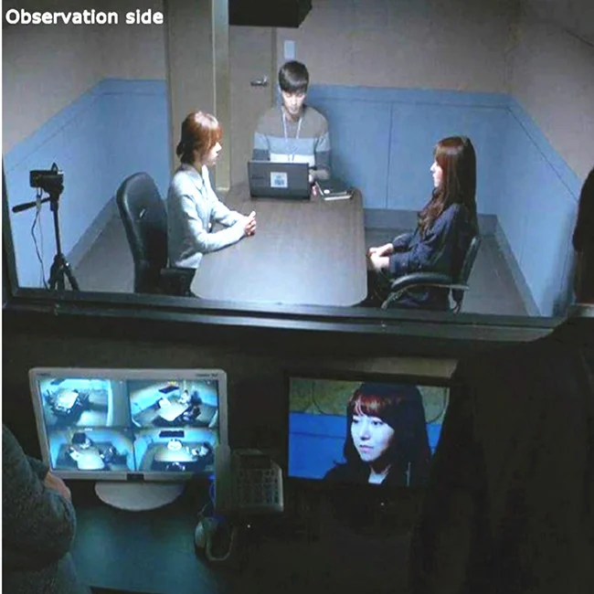 Two way mirror one way Privacy Half Mirror  mirror for building glass decorate