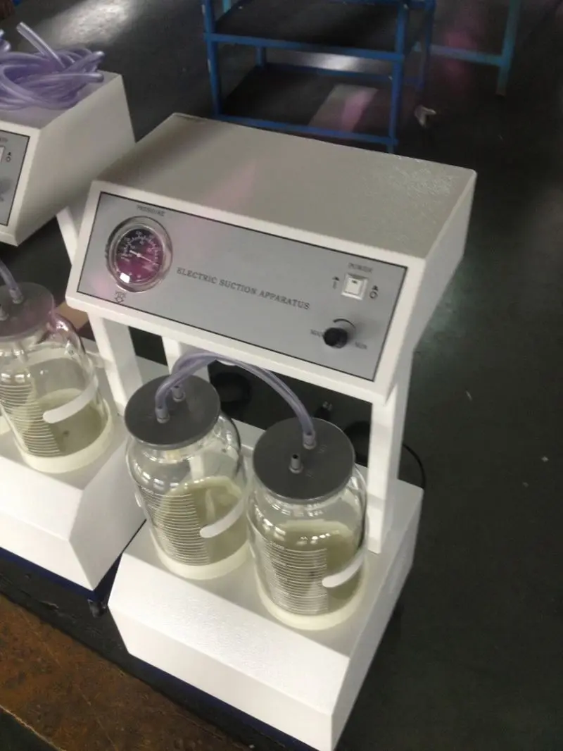 Medical electric suction pump apparatus aspirator suction trolley unit machine vaccum suction