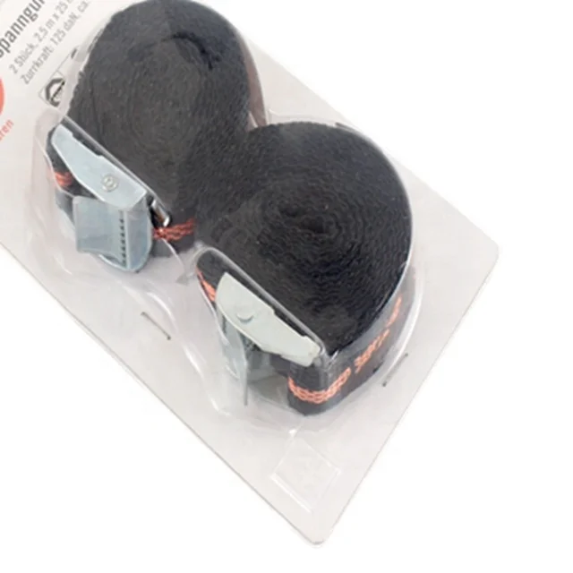 
1' black coated cam lock buckle 25mm metal cam buckle 