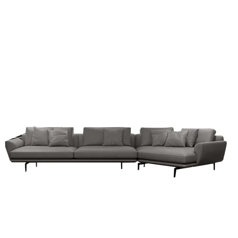 Hotel lobby corner sofa Nordic designer living room L sofa