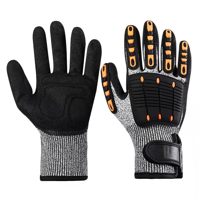 Thick wear-resistant anti-smashing work gloves anti-collision labor protection work safety gloves Shockproof Mechanical Gloves