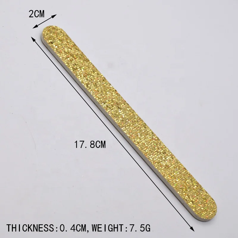 Factory wholesale glitter emery board nail file