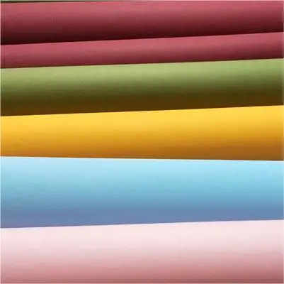 Ecofriendly Biodegradablel multicolor washable kraft paper fabric , waterproof kraft paper roll for paper bags