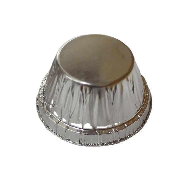 Food grade Baking Aluminum Foil Egg Tart Pan For Airline Food Container