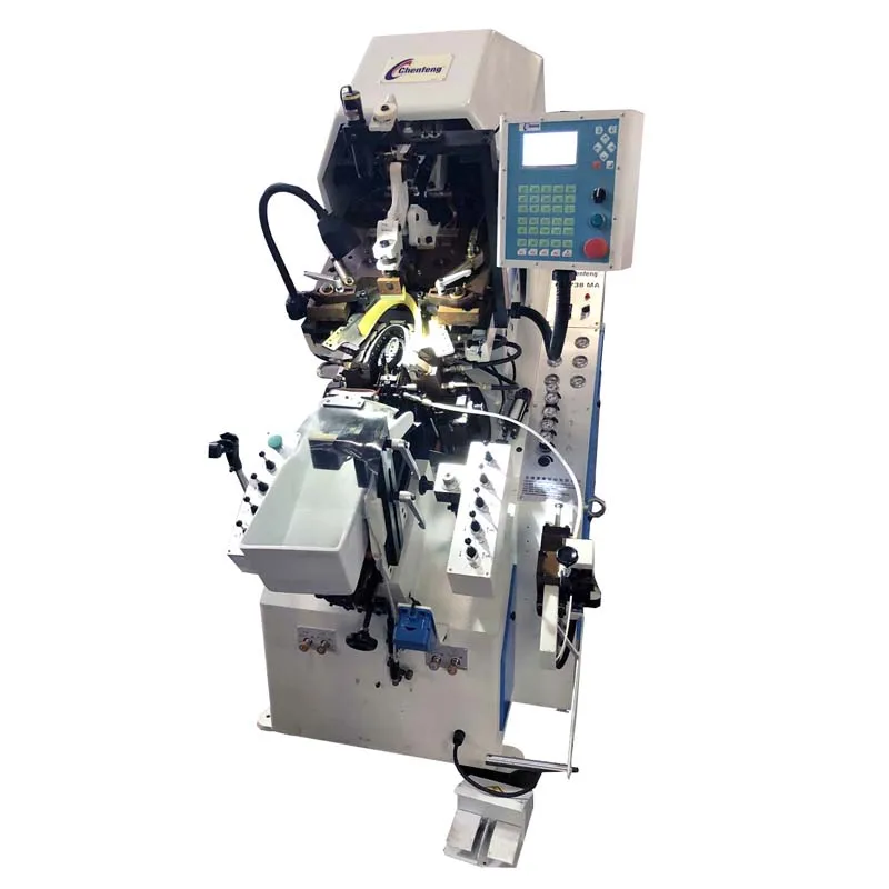 Восстанавливать chenfeng CF-738MA с автоматическим цементирования затяжная машина для передней части обуви для обуви