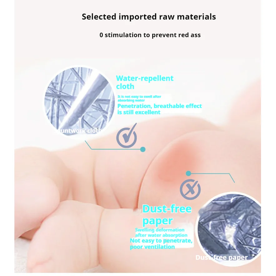 Wellcare Oem Natural A Grand Dyper Grade Leak Guard Prevention Happy Sleepy Wholesale Disposable Baby Diapers For Baby