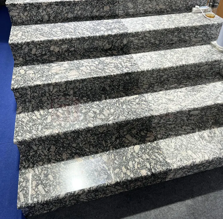 Exterior staircase flamed black granite stairs outside stairs granite slabs