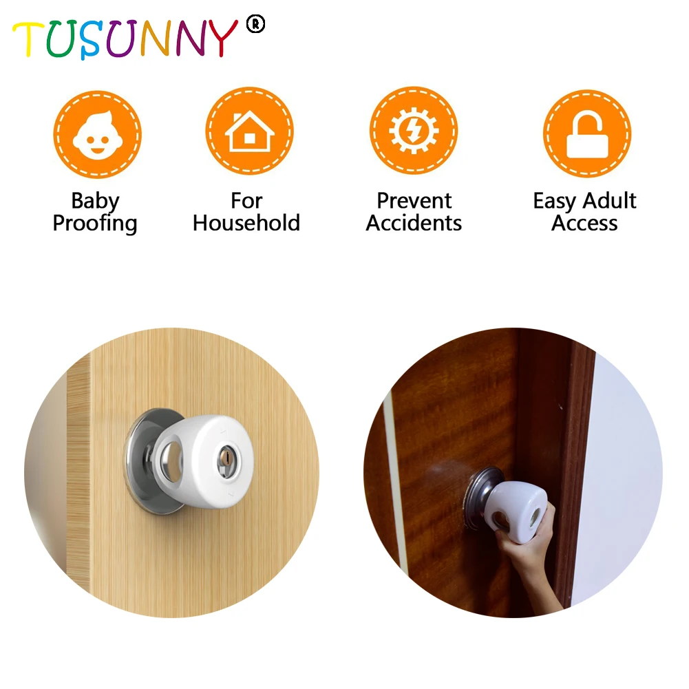 Baby Things Plastic Door Protector For Sell Door Handle Cover Lock, baby safety door knob cover