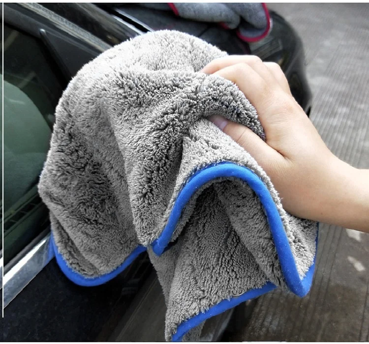 2022 hot-selling microfiber car towel car wash towel rag thickened absorbent double-sided cleaning towel soft