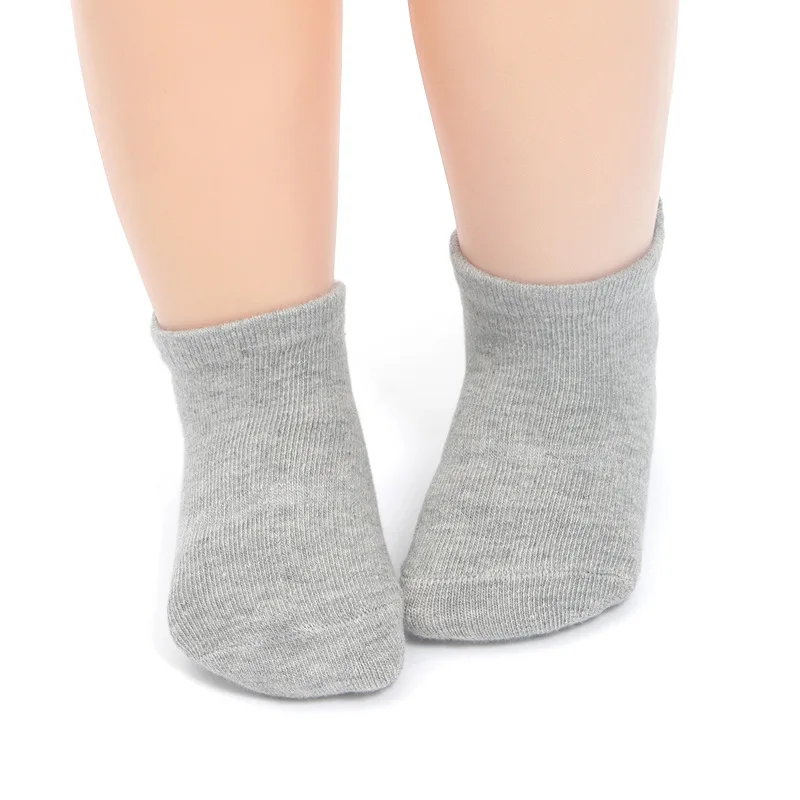 
Whole Cotton Fabric Striped Print Infant Indoor Active Grip Anti Slip Boy Girl Sock Ankle Baby Socks 