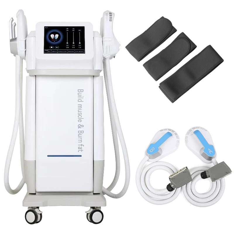 2022 newest rf body shape machine vertical 4 handles ems machine slim with RF neo slimming equipment