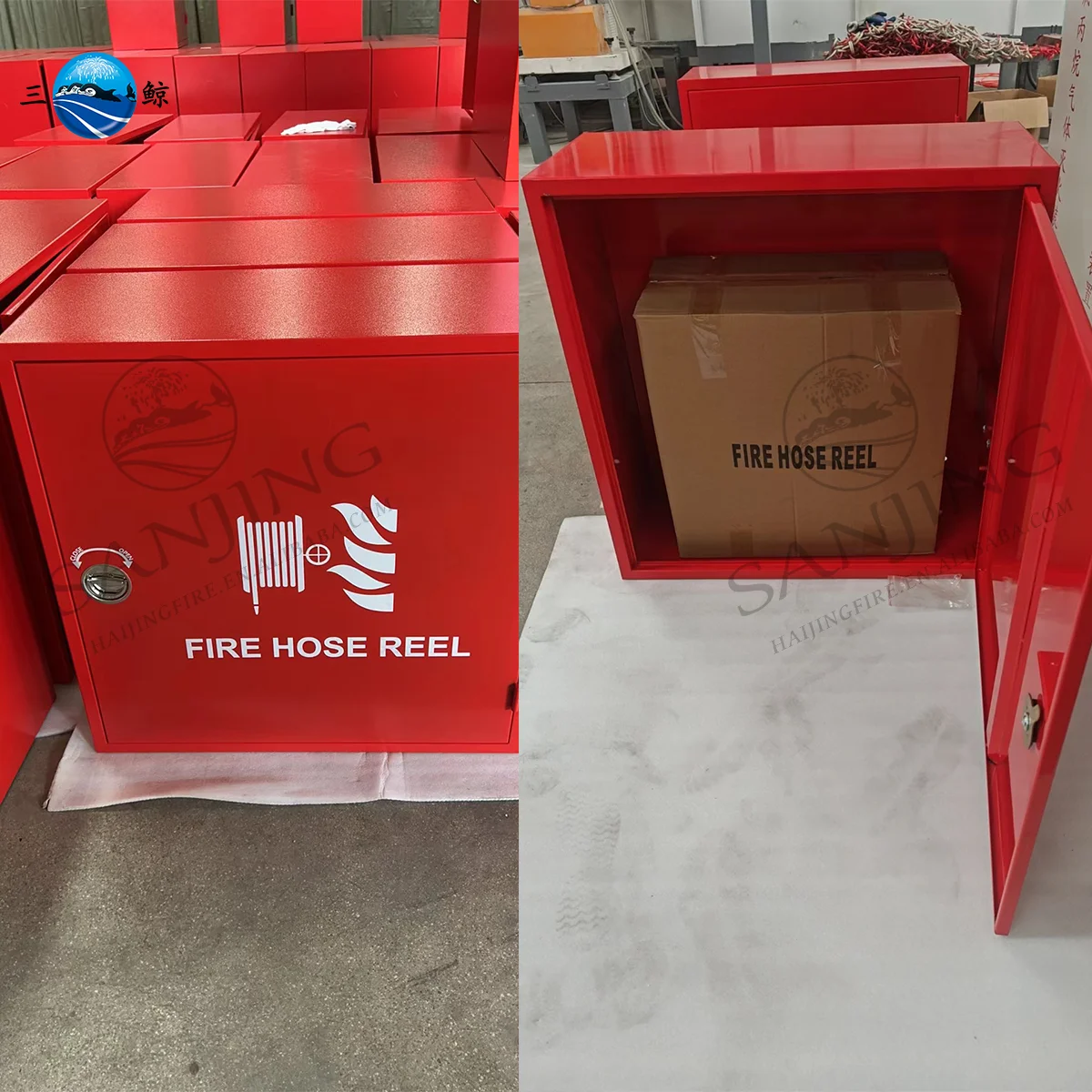 Заводская цена настенный шкаф с катушком для пожарного шланга