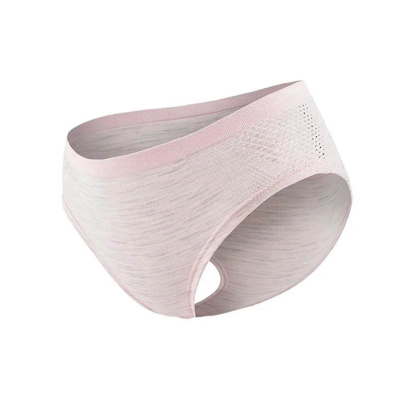 Women Seamless Hipster Ladies  Polyester Mesh Panties Cotton Comfort Breathable Underwear