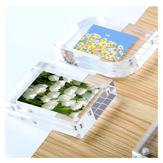 Acrylic Photo Frame Menu Holder Acrylic Display Frame Clear Acrylic Rounded Corners Picture Frame