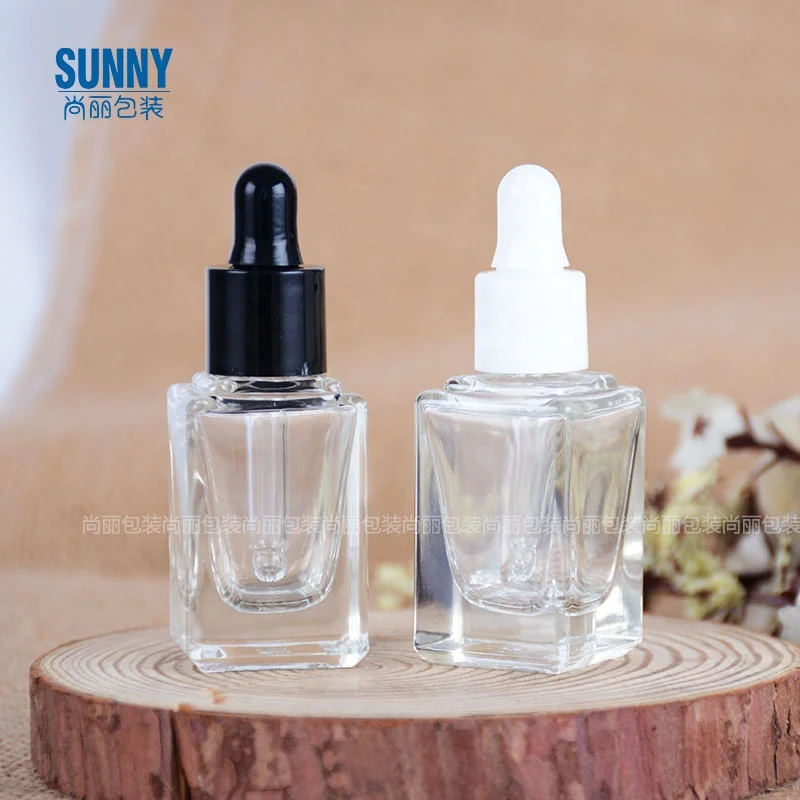 10ml clear square glass bottle car perfume glass bottle with cap