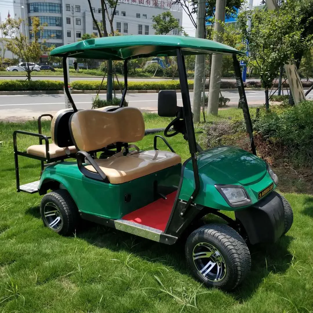 Good Price 4 Seater Gas Lifted Golf Cart For Home Shopping With Rain Cover