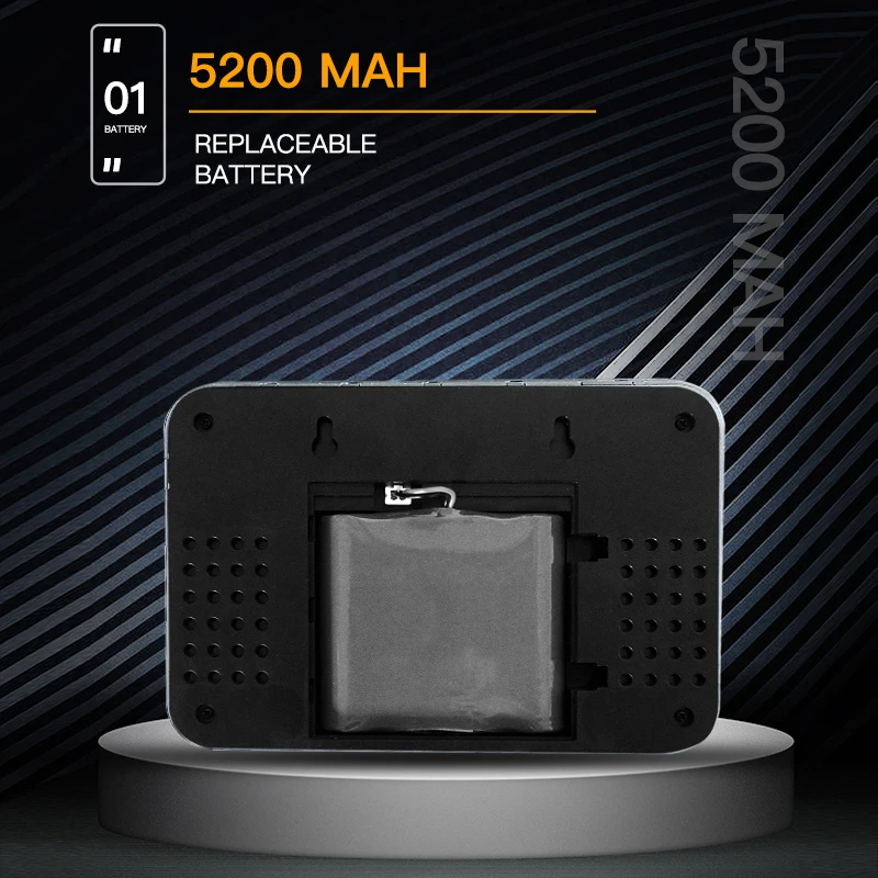 easy installation 8W rechargeable led home solar lighting kits 5200mAh Lithium battery with 4bulbs