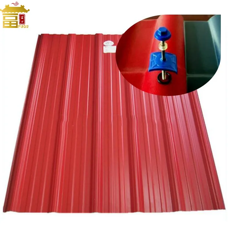 ASA Coated Anti-corrosion PVC Trapezoid Corrugated UPVC Resin Plastic Roofing Sheet 900-1130mm
