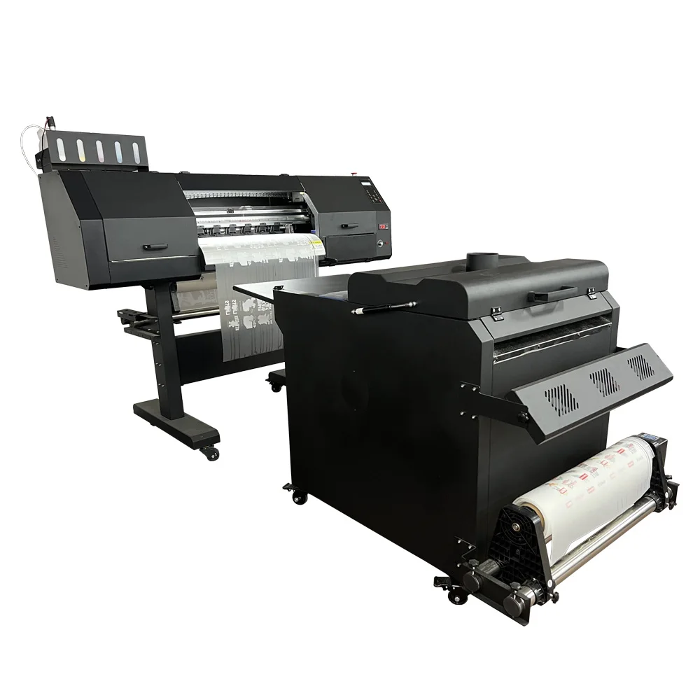 60cm DTF machine, A1 heat transfer PET film printing machine, 70cm digital Inkjet DTF printer for T-shirts