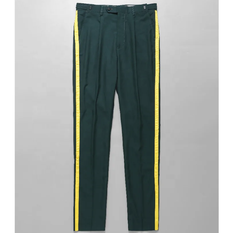 Best national patrol private design green jacket and pants custom logo printed security guard uniforms set