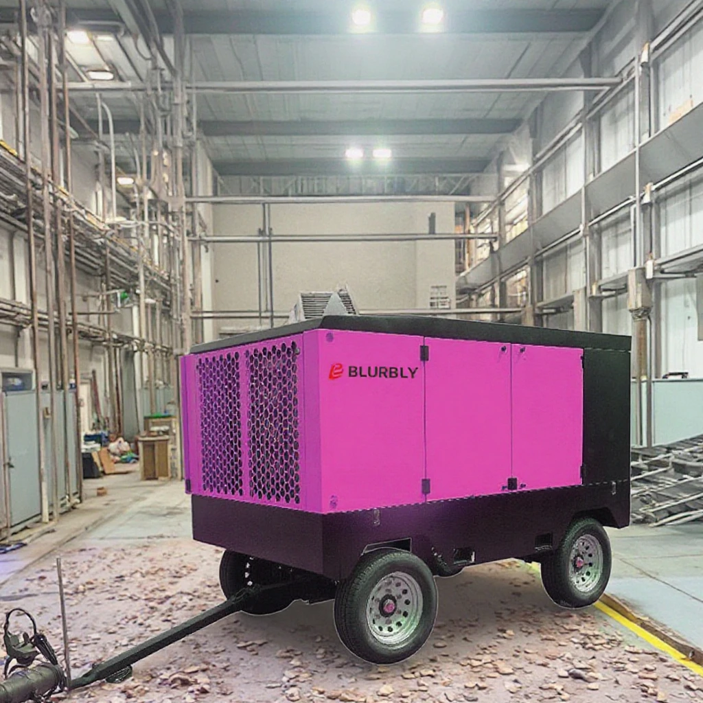 Blurbly BC700 CFM 22 бар cummins двигатель 194 кВт портативный винт двухступенчатого компрессионного дизельного воздушного компрессора для добычи воды