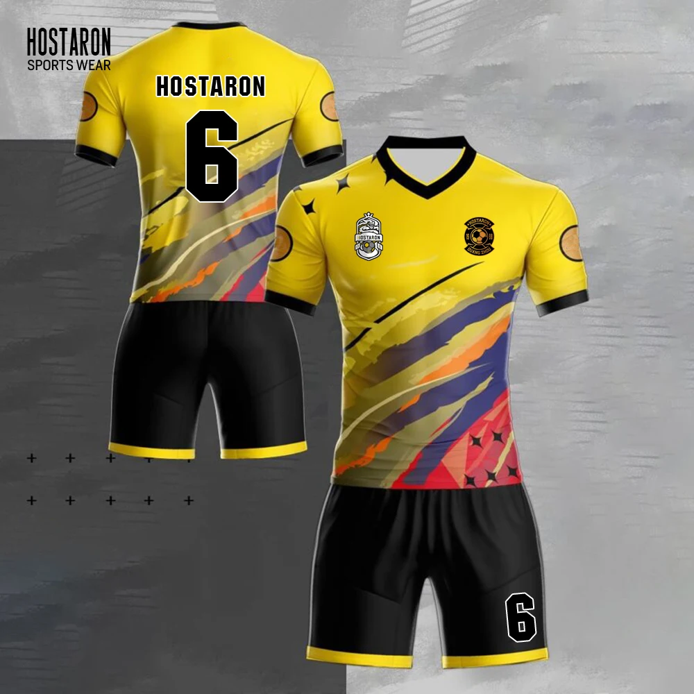 High quality best custom soccer jersey wholesale black football jersey wholesale blank football jerseys