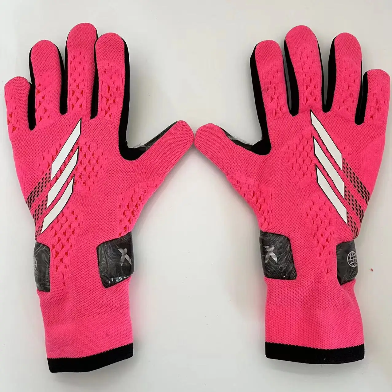 Goalkeeper Gloves Strong Grip Goalie Soccer Glove Football Gloves with Finger Support Size 6/7/8/9/10