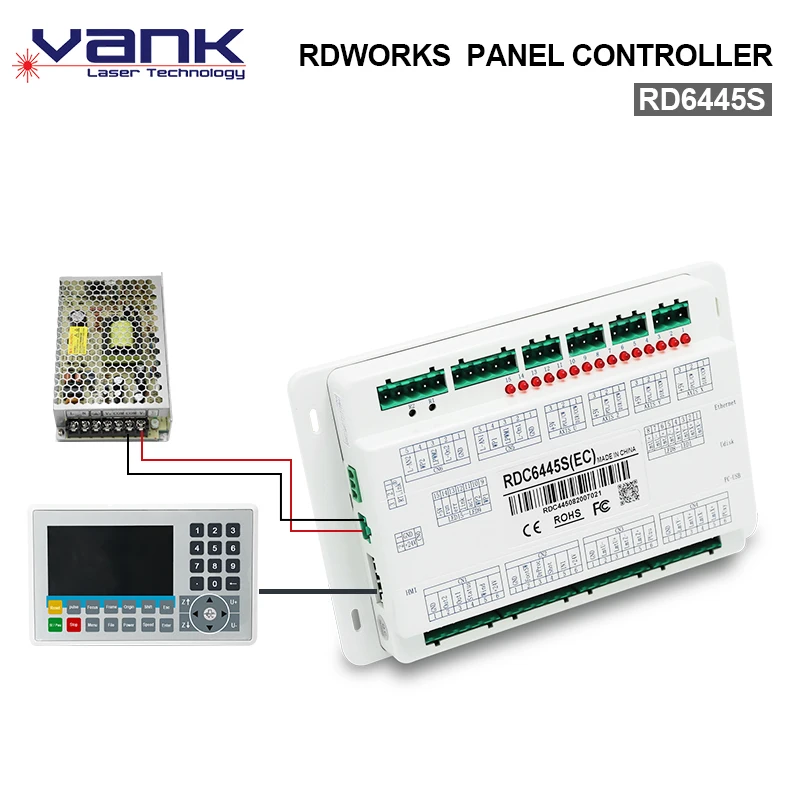 RDC 6445S 6445 6442 Laser Equipment Parts Ruida Co2 Laser Control Board 6445 Controller