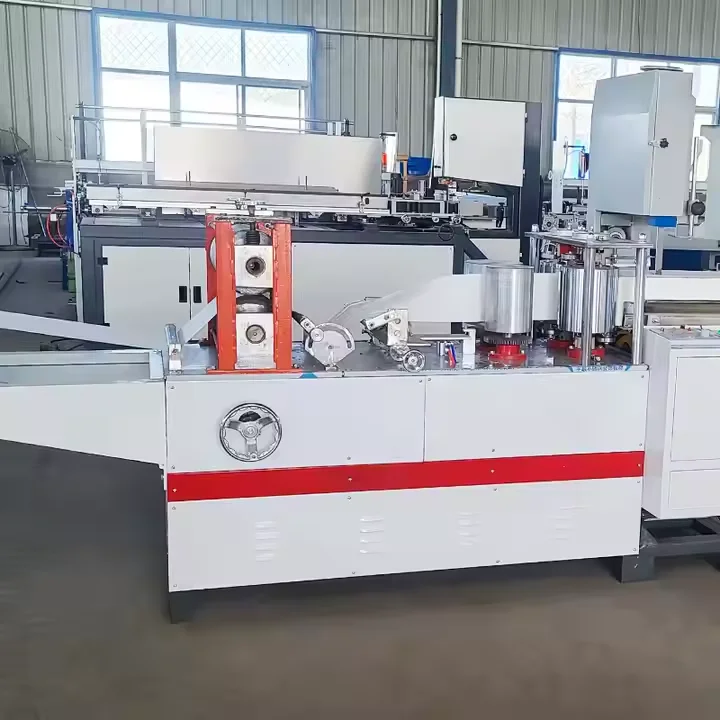 Factory Supply Fully Automatic Facial Soft Tissue Napkin Production Line Used Wood Pulp Toilet Paper Cut Making Machine
