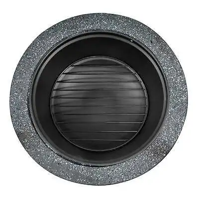 Новый современный бетонный вид деревянная горелка наружная яма 75 см круглая MgO с грилем для