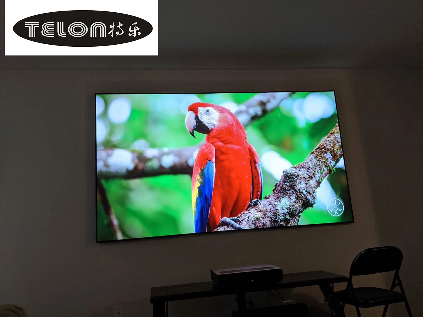 UST CLR SCREEN PET Crystal TELON ambient light rejecting projection alr screen for laser ust projector 80-120inch