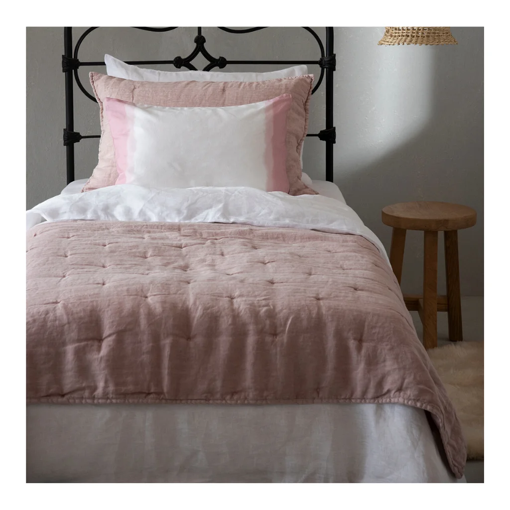 Wholesale 100% Linen Embroidery Quilting Bedspread Quilt Baby Quilt