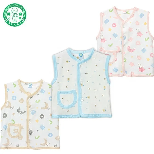 
2019 new design lovely baby vest winter keep warm children vest 