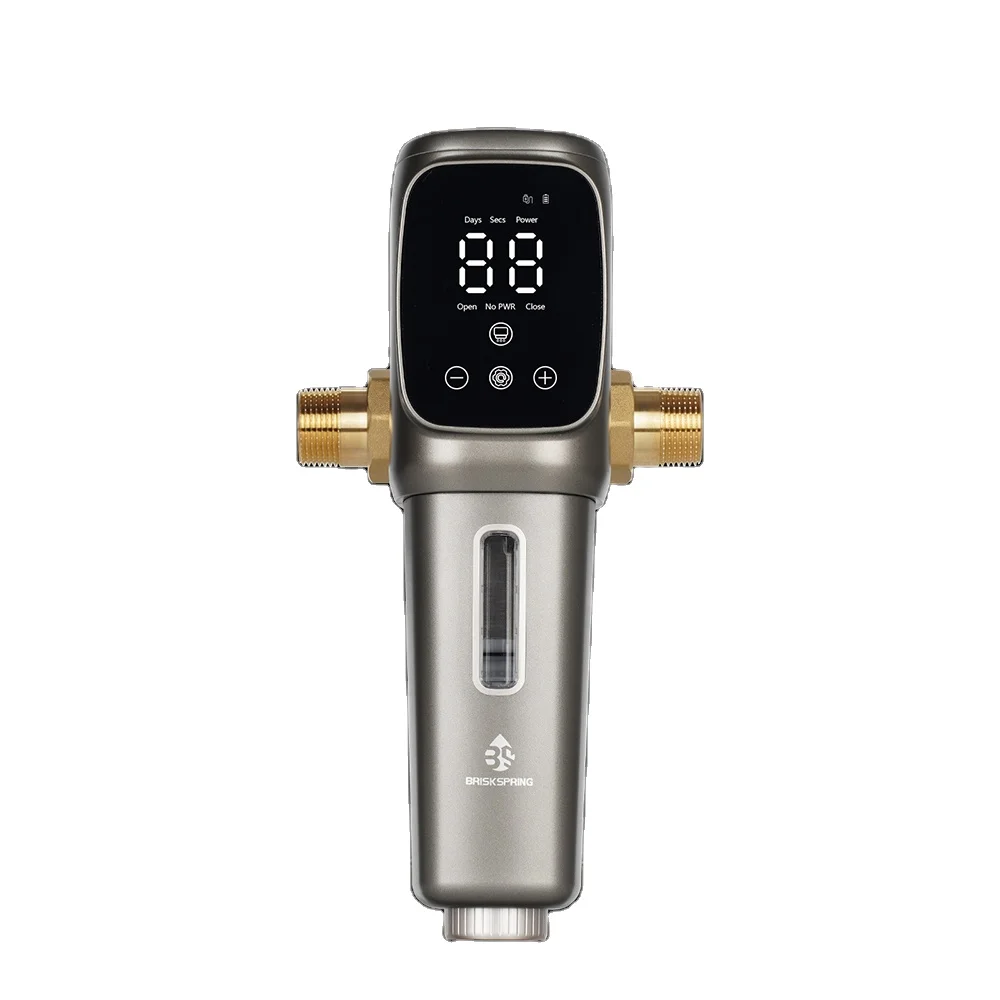 Full Automatic Self Clean Water Driven Spin Down Water Sediment Filter 100 Micron Filter Mesh Available