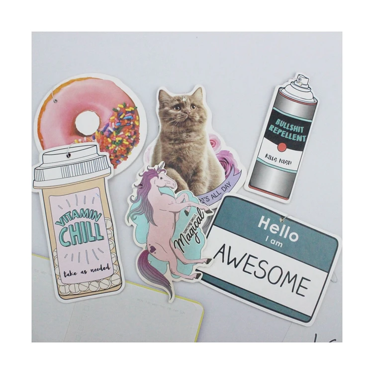 Custom Design Custom Logo Paper Car Hanging Car Air Fragrance Car Fragrance Paper Cards With Fragrance