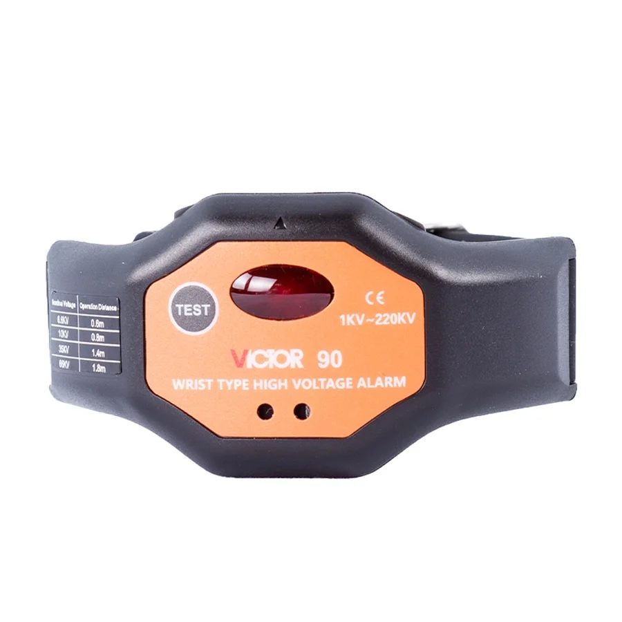 VICTOR 90 Wearable Wrist Type Detector Electric Alarm Non Contact Induction Safety Protection High Voltage Alarm Indicator