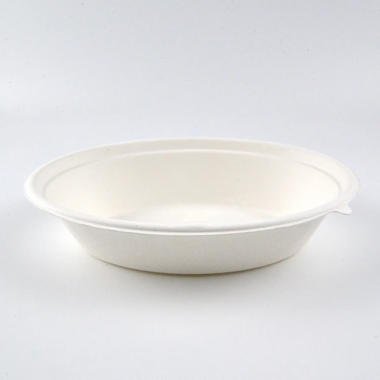 Factory Customizable Biodegradable Sugarcane Bagasse Pulp 18 20 24 26 32 oz Oval Bowl Disposable Compostable Plate