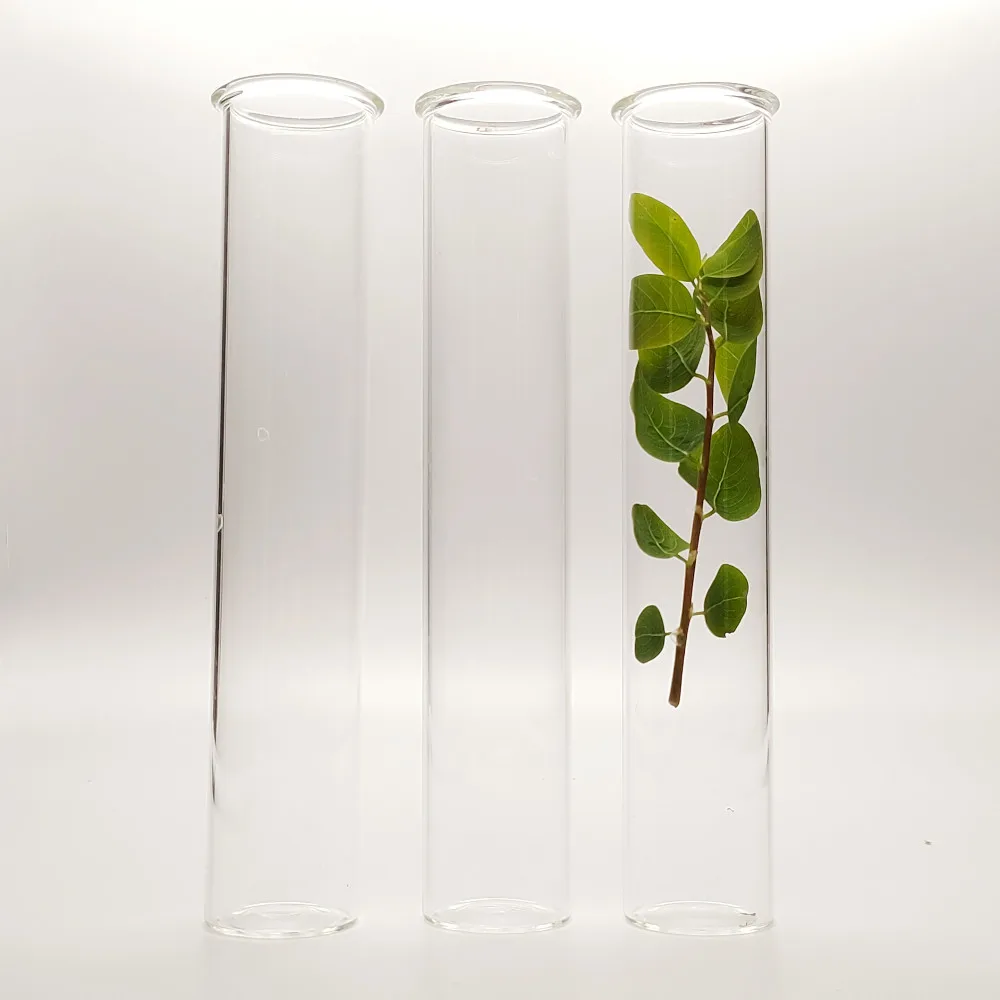 Clear Amber Test Tube With Cork
