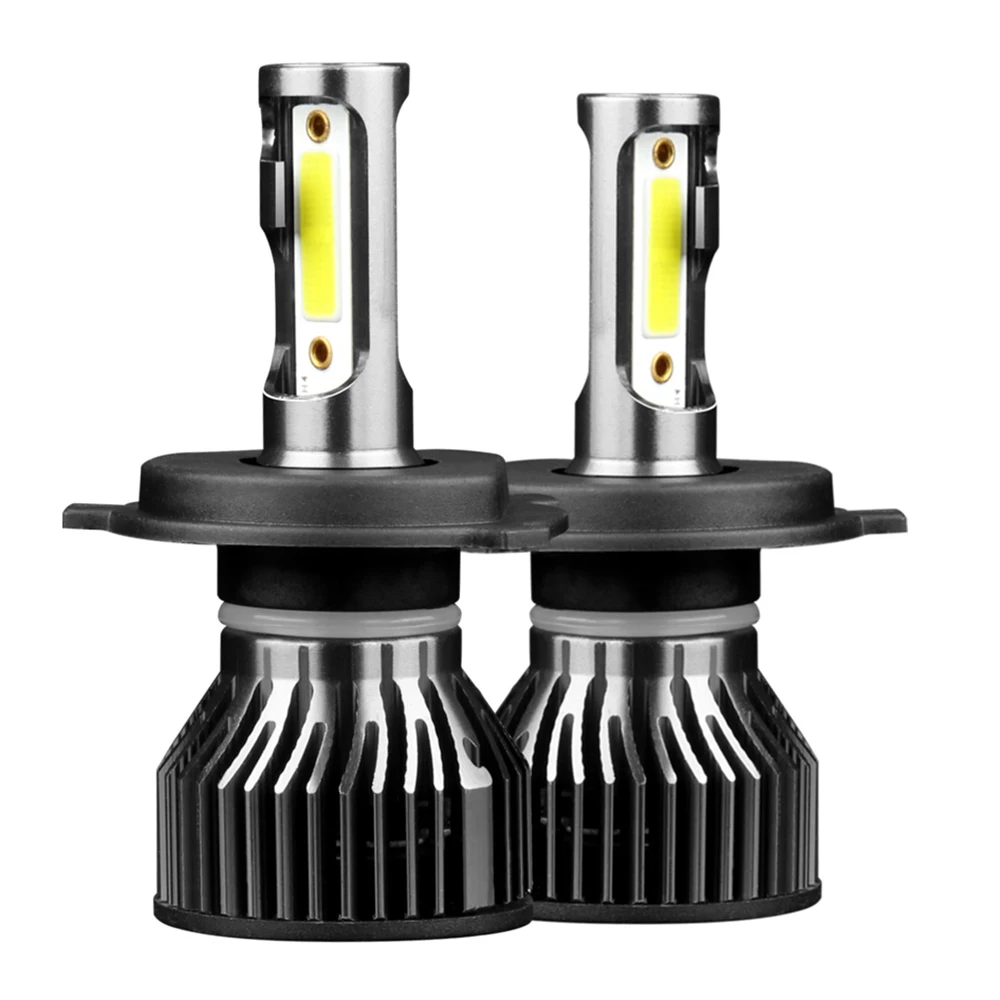 Waterproof new v6 led car light bulb 6000k h4 h7 h11 9005 auto headlamp f2 led headlight