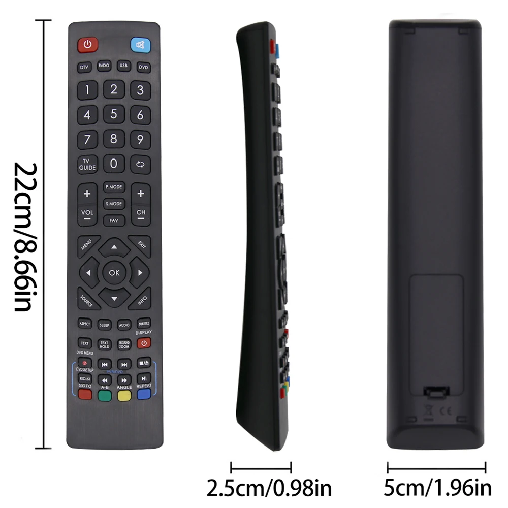 TV Replacement  Remote Control Compatible with  Blaupunkt/Bush/E-Motion/Technika LCD LED Smart TV
