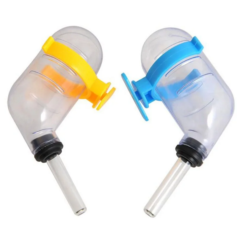 
60ml Wholesale Cheap hamster water bottle drinker Plastic vacuum Automatic drinking fountain water bottle for hamster 