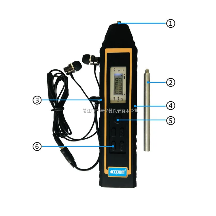 ACEPOM247 valve internal leak detector NDT instrument for valve checking