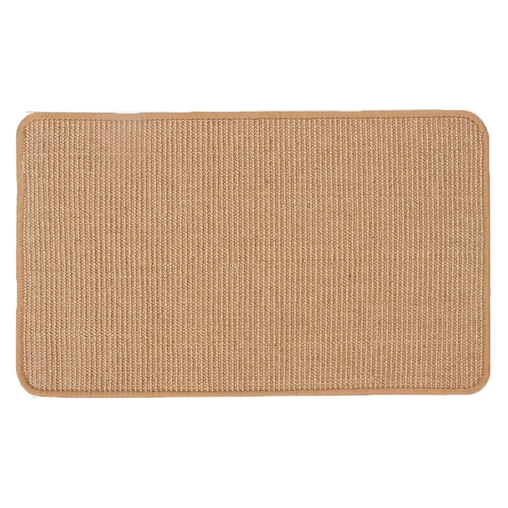 Durable Thick Natural Sisal Scratching Mat Cat Scratcher Mat For Cats Anti-Slip Scratch Mat