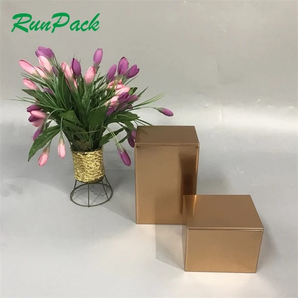 Wholesale Price Square Tea Container Tin Gift Box Packaging Metal Tin Box for Cookies Candy Nut
